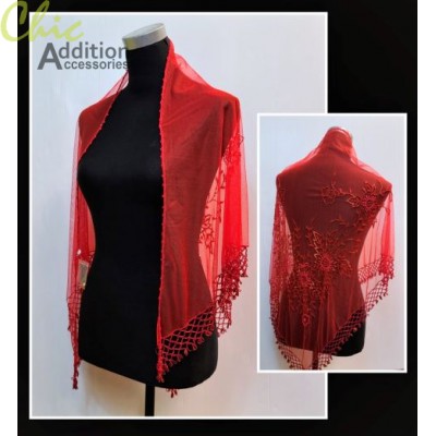Beaded shawl 124-B